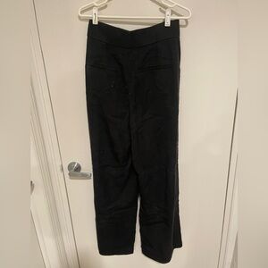 Zara black pants wide leg